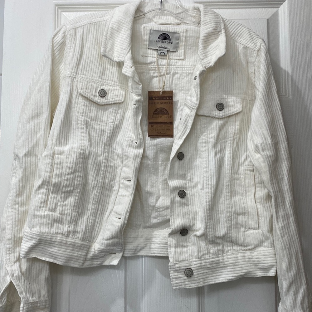 Corduroy White Jacket